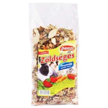 PANZI RÁGCSÁLÓ ZÖLDSÉGES KEVERÉK - 450G