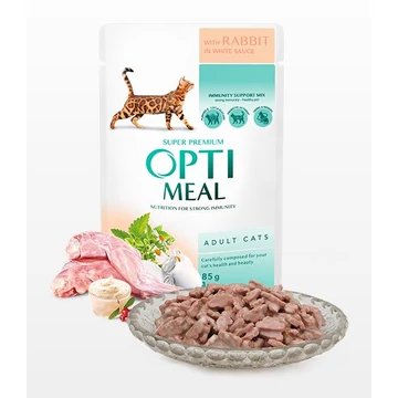 Opti Meal nyúl fehér szószban