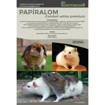 Exoterium prémium Comfort white Papíralom 10L