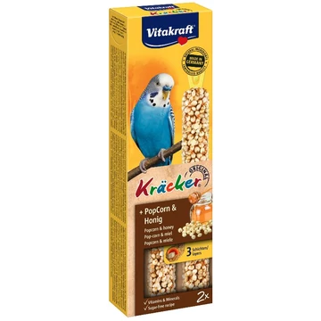 VITAKRAFT - DUPLA RÚD POPCORN-MÉZ HULLÁMOS PAPAGÁJ (60G) 