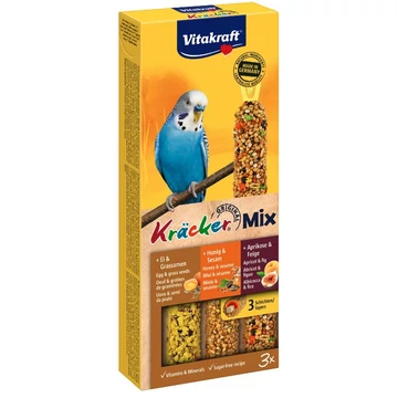 TRIPLA RÚD MÉZ-TOJÁS-GYÜMÖLCS - HULLÁMOS PAPAGÁJ