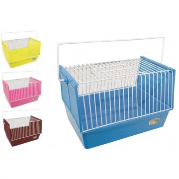 TATRAPET SZÁLLÍTÓBOX RÁGCSÁLÓ, JUMBÓ BARNA KÉK - 21X15X14CM