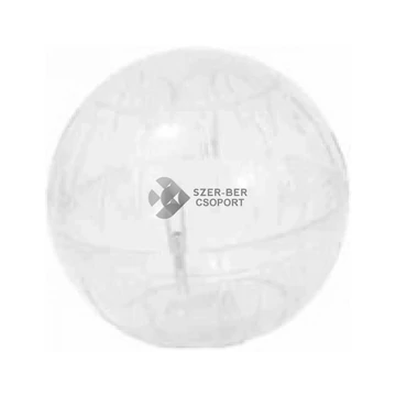 Happet rágcsáló futógömb 11,5cm - színtelen