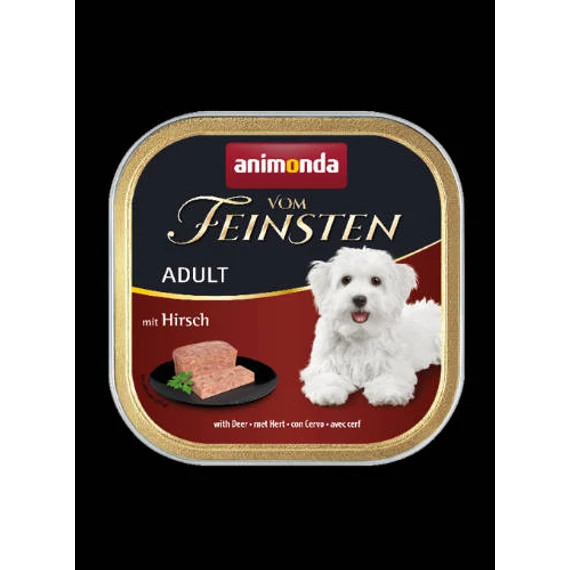 Animonda Vom Feinsten Adult (szarvas) alutálcás - Felnőtt kutyák részére- 150g