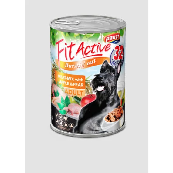 FitActive Adult - nedveseledel (liba,kacsa,nyúl,pulyka,csirke) felnőtt kutyák részére - 1240 g