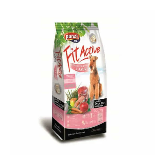 Panzi FitActive Hypoallergenic Lamb Adult (bárány,rizs,alma) száraztáp - Ételallergiás felnőtt kutyák részére 15 kg