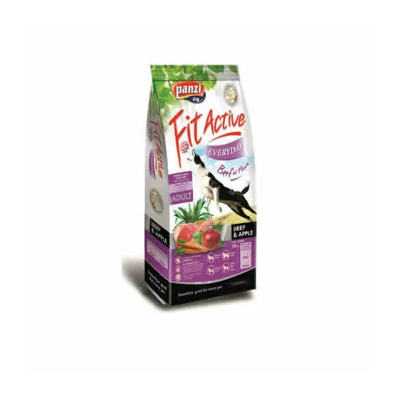 Panzi FitActive Everyday Adult (marha,alma) száraztáp - Felnőtt kutyák részére 15 kg