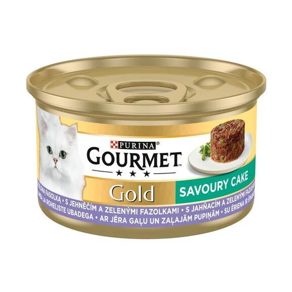 Gourmet gold savory cake