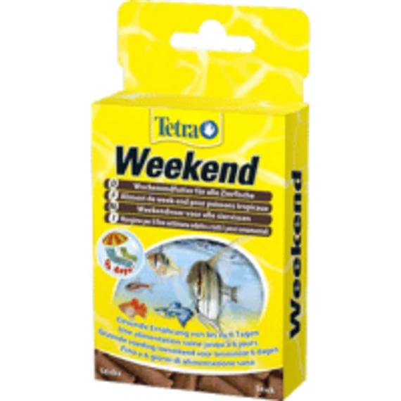 Tetra Weekend - Lassan oldódó,speciális táplálék díszhalak számára (10 db tabletta)