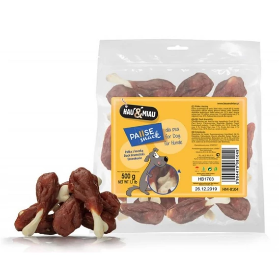 Hau&amp;Miau kacsacomb snack 500g