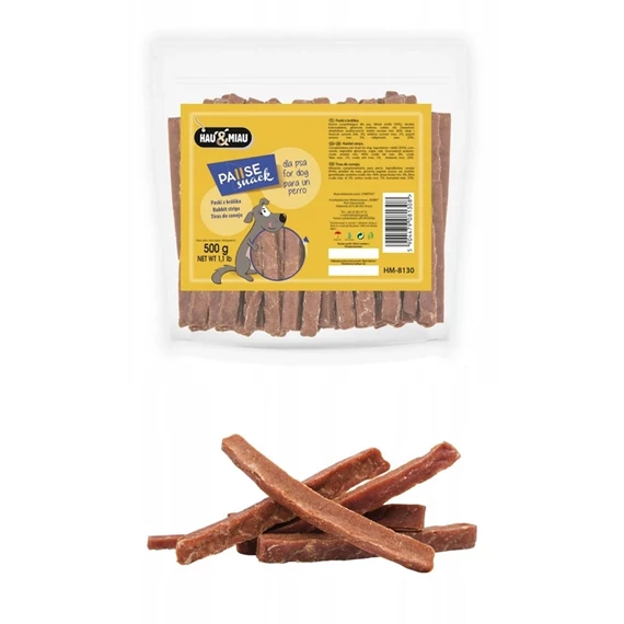 Hau&amp;Miau nyúlhús csíkok 500g