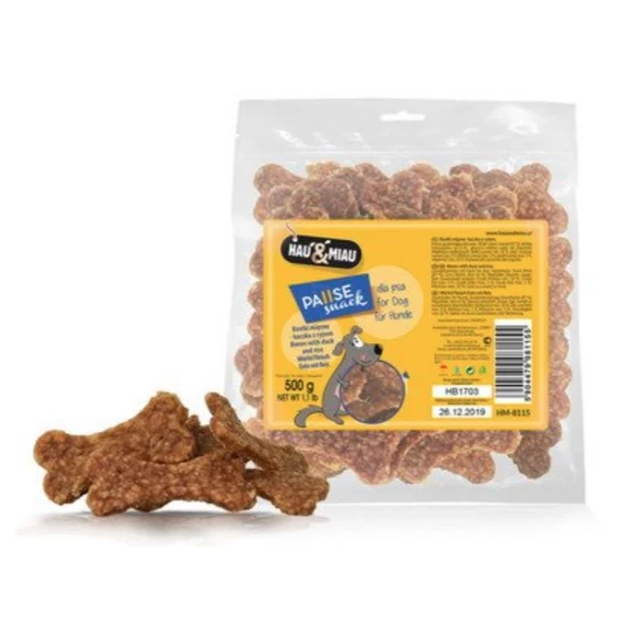 Hau&amp;Miau rizses kacsa snack 500g