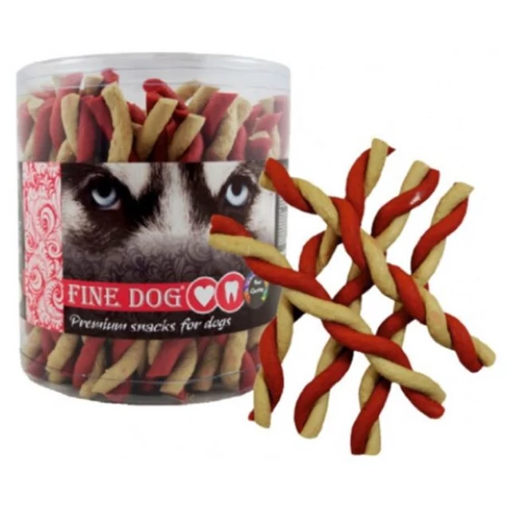 Fine Dog denta snack csavart sonkás jutalomfalat 50 db
