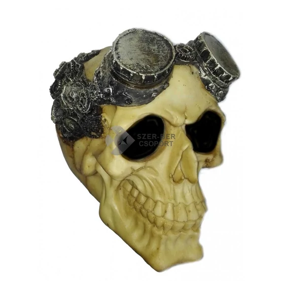 Steampunk koponya dekor