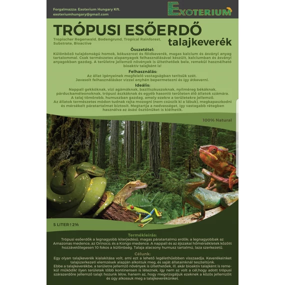 Trópusi esőerdő talajkeverék 5L