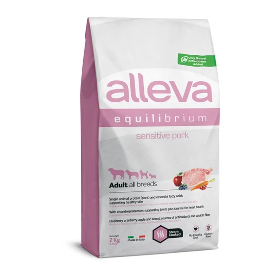 Alleva Equilibrium Érzékeny Felnőtt Kutyáknak Sertés 2 kg