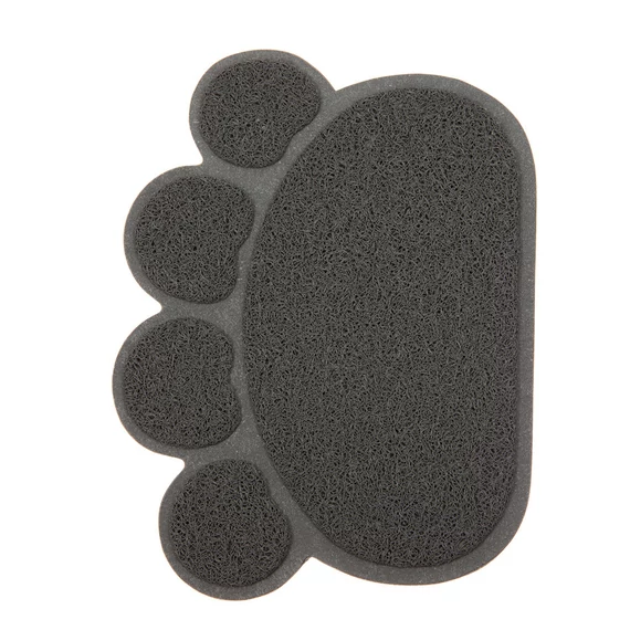 IMAC MACSKA WC ELÉ SZŐNYEG TAPPANCS FORMA 59X45CM FEKETE